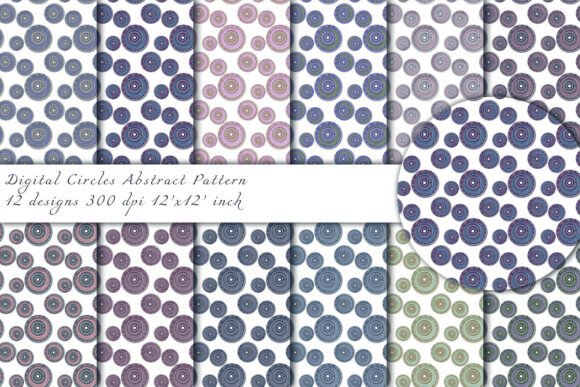 Circles Abstract Pattern: A Versatile Design for Creative Projects