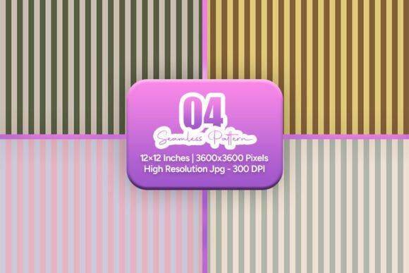 Classic Striped Seamless Pattern Set