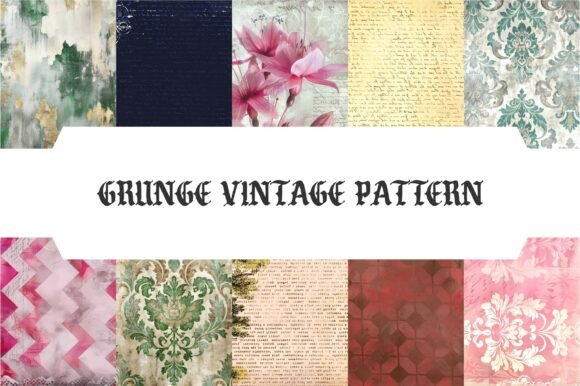 Grunge Vintage Pattern: Add Retro Texture to Designs