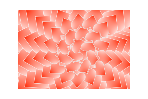 Hearts Abstract Graphic Pattern Bundle