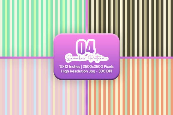 Modern Stripe Seamless Pattern Set: A Versatile Tool for Creative Professionals