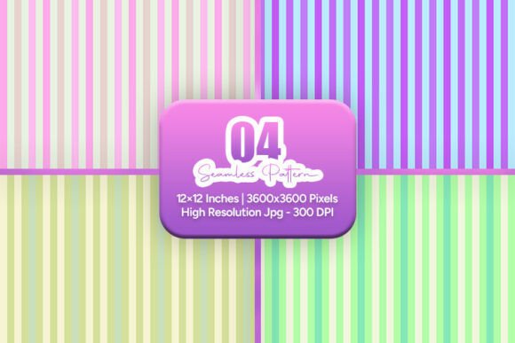 Soft Pastel Stripe Pattern Bundle