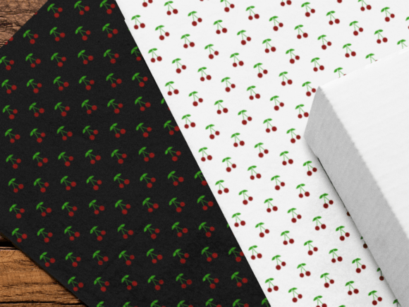 Tiny Cherry Fruit Seamless Pattern