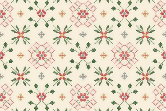 Traditional Folk Art Pattern Texture