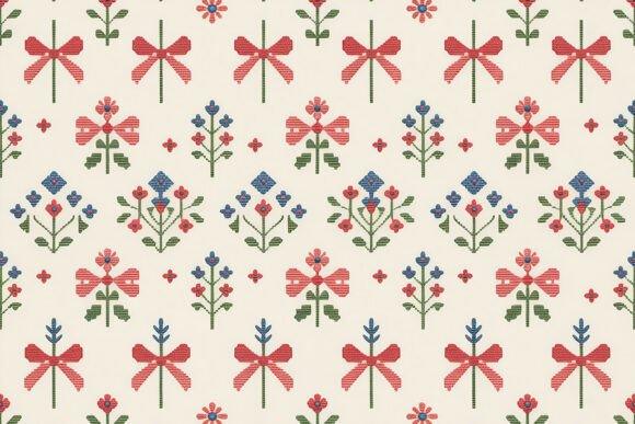 Vintage Folk Botanical Digital Paper: A Timeless Fusion of Nature and Art